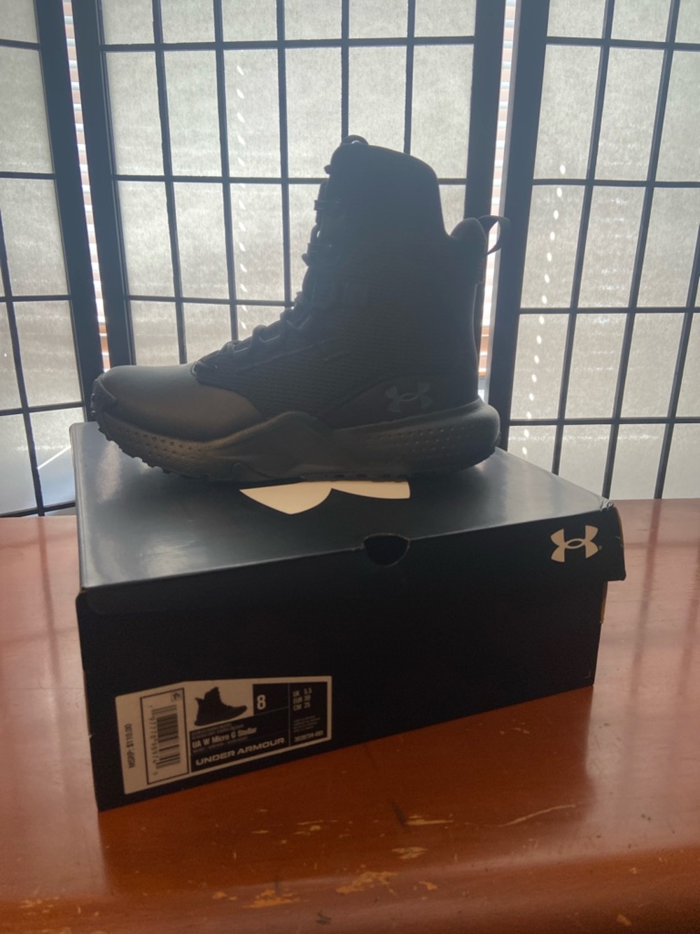 NWT Under Armour Black High-Top Tactical UA W Micro G Stellar Boot